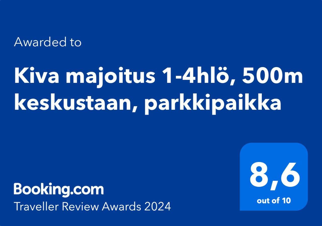 شقة Kiva Majoitus 1-4Hloe, 500M Keskustaan, Parkkipaikka أولو المظهر الخارجي الصورة